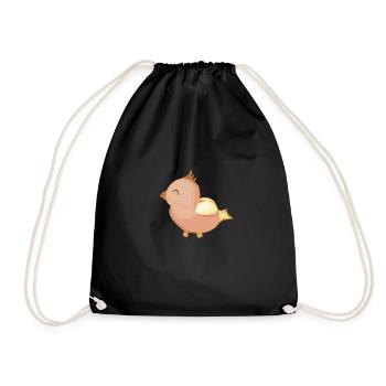 Birds Bird - Drawstring Bag - black - Front