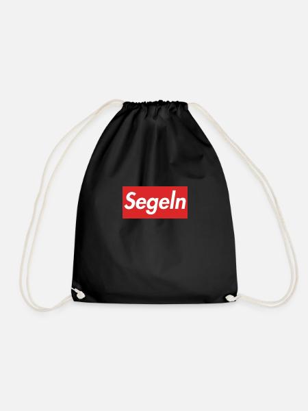 Segeln - Turnbeutel - Schwarz