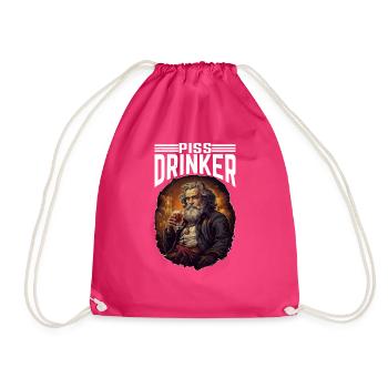 Piss Drinker 40 - Turnbeutel - Fuchsia - Vorne