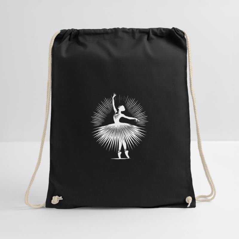 Danseuse de ballet gracieuse dans une pose de danse parfaite Sac de sport léger