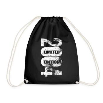 Limited Edition 2004, Birthday - Born in 2004 - Drawstring Bag - black - Front