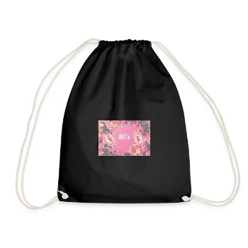 Années 80 - Sac de sport léger - noir - Devant