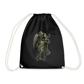 L’amour est dans l’air - Sac de sport léger - noir - Devant
