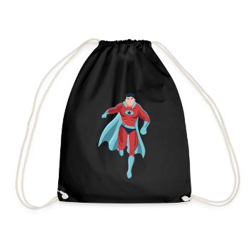 Héros de l’étoile - Sac de sport léger - noir - Devant