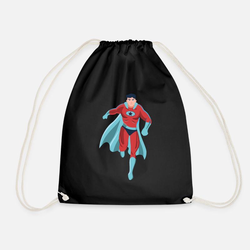 Held des Stern - Turnbeutel - Schwarz