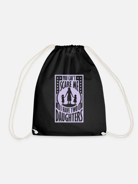 J’ai deux filles - Sac de sport léger - noir