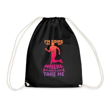 Courir - Sac de sport léger - noir - Devant
