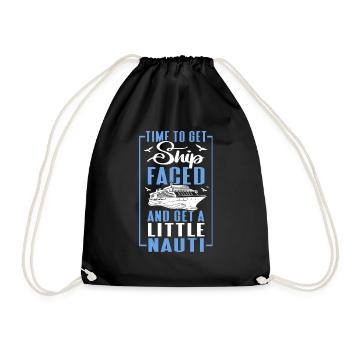 Croisière Croisière Vacances Mer - Sac de sport léger - noir - Devant