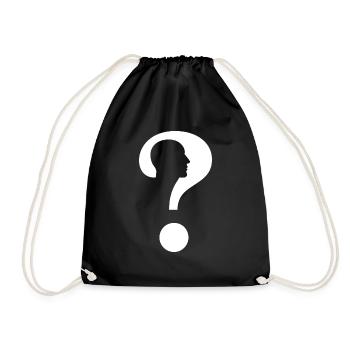 Mystery Man - Turnbeutel - Schwarz - Vorne