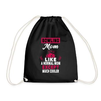 Bowling Mom Just Like A Normal Mom Except Mom - Sac de sport léger - noir - Devant