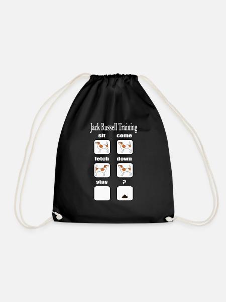 Jack Russell Terrier Training - Turnbeutel - Schwarz