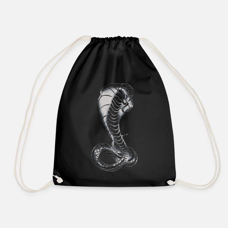 King Cobra - Drawstring Bag - black