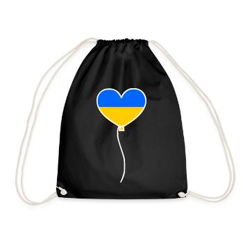 Ukraine - Turnbeutel - Schwarz - Vorne