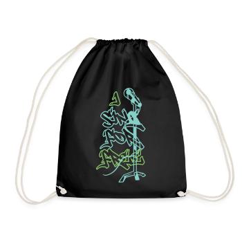 Je chante gratuitement - Sac de sport léger - noir - Devant