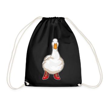 Ente Stöckelschuhe - Turnbeutel - Schwarz - Vorne