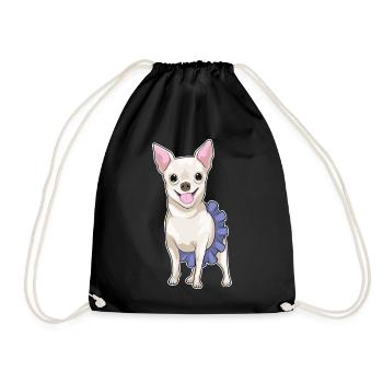 Danse ballerine Chihuahua - Sac de sport léger - noir - Devant