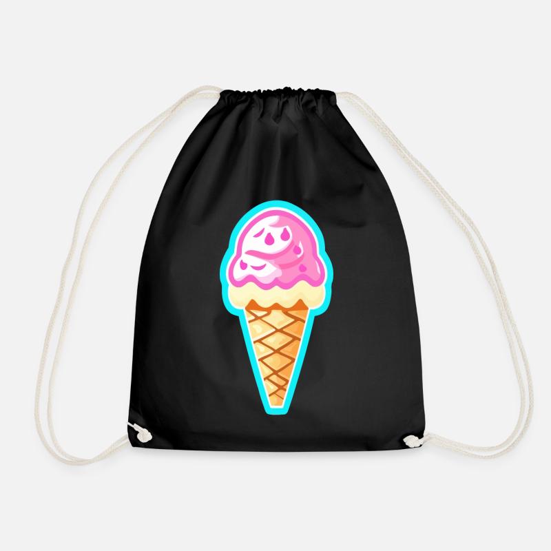 Eis - Turnbeutel - Schwarz
