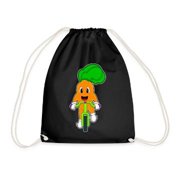 Vélo carotte - Sac de sport léger - noir - Devant