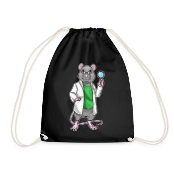 École des professeurs de sciences des rats - Sac de sport léger - noir - Devant