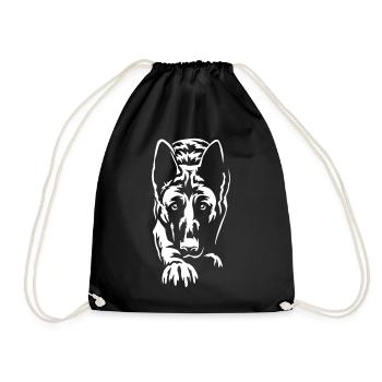 Malinois « Édition Noire » - Sac de sport léger - noir - Devant
