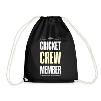 Cricket Crew - Turnbeutel - Schwarz - Vorne