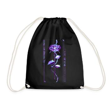 Fil Barbelé Hard Techno Music Rave Outfit merch - Sac de sport léger - noir - Devant