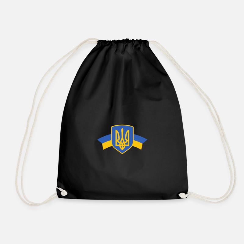Bouclier de l’Ukraine - Sac de sport léger - noir