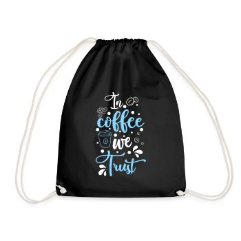 Espresso Caffeine Coffee Lovers Bar - Drawstring Bag - black - Front