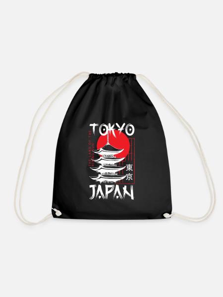Tokyo Kanto Abenteuer Kyoto - Turnbeutel - Schwarz