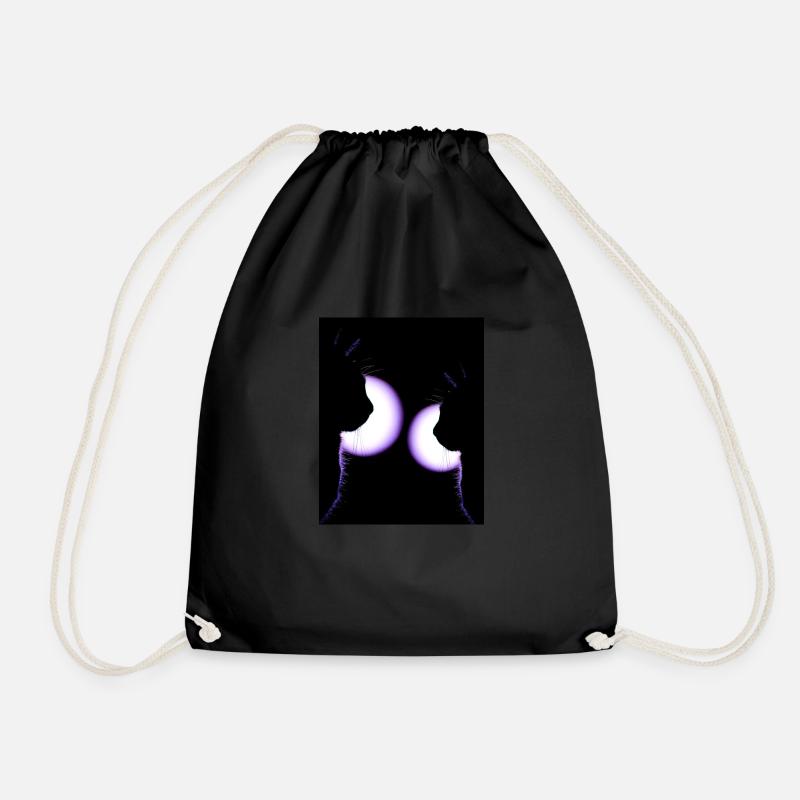 Chats à la discothèque - Sac de sport léger - noir