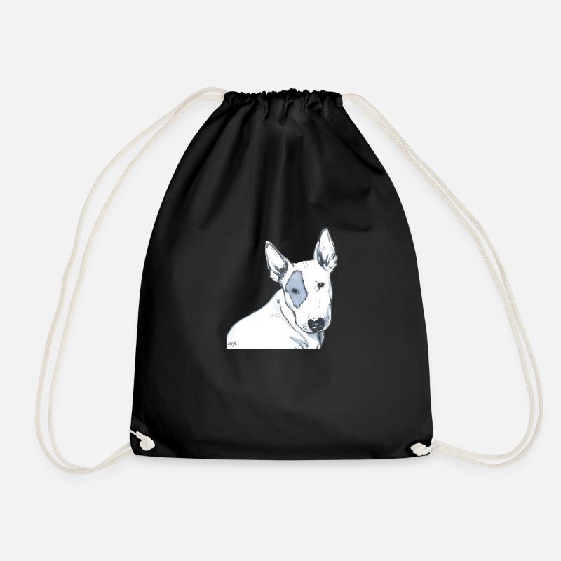 Bullterrier - Turnbeutel - Schwarz