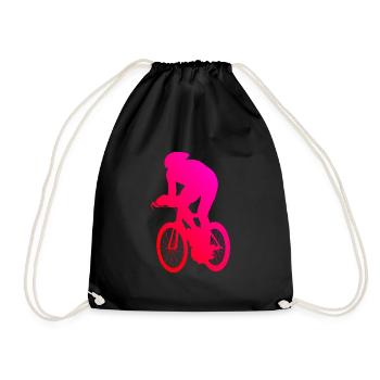 Cyclistes de course hommes femmes vélo de route vélo de route - Sac de sport léger - noir - Devant