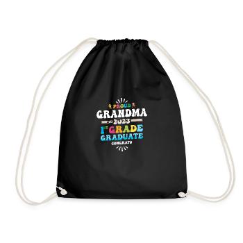 Stolze Oma einer 1. Klasse von 2023 - Turnbeutel - Schwarz - Vorne
