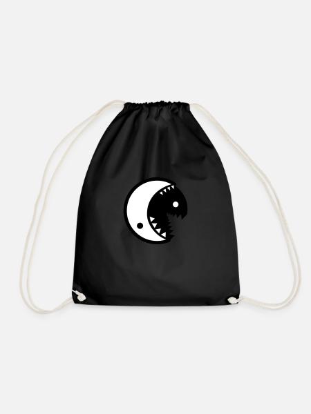 Alternativer Yin-Yang - Turnbeutel - Schwarz