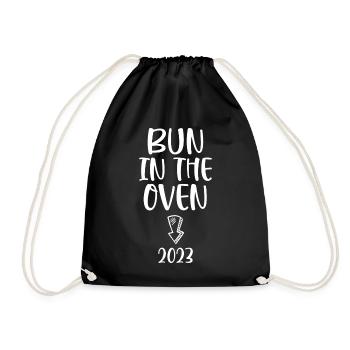 Run In The Oven 2023 Mère enceinte bébé - Sac de sport léger - noir - Devant