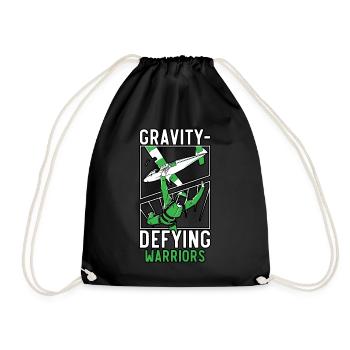 Paratroopers Skydiving Skydiving - Drawstring Bag - black - Front