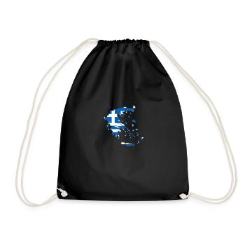 Hellas - Drawstring Bag - black - Front