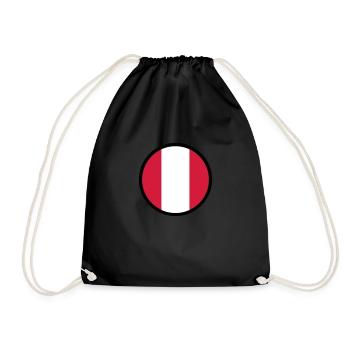 Under The Sign Of Peru - Drawstring Bag - black - Front