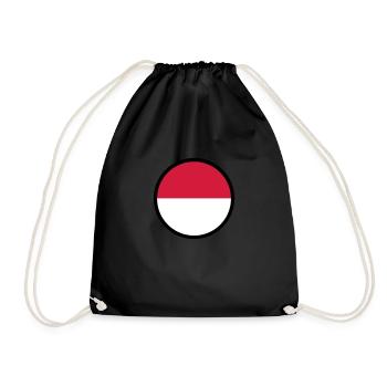 Under The Sign Of Indonesia - Drawstring Bag - black - Front