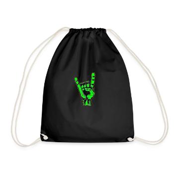 ManuMutantXX300 green - Drawstring Bag - black - Front