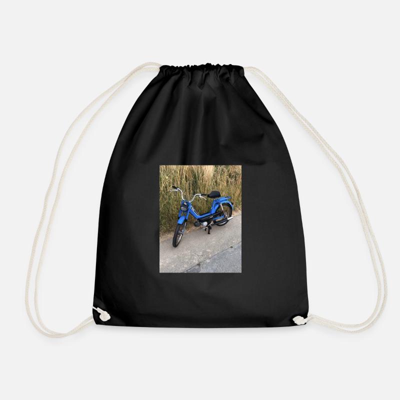 IMG 9198 - Drawstring Bag - black