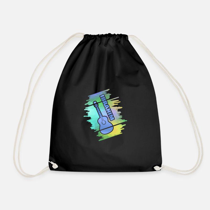 Gift for Ibrahim - Drawstring Bag - black