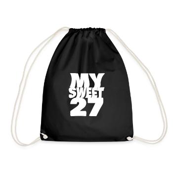 27 - Sac de sport léger - noir - Devant