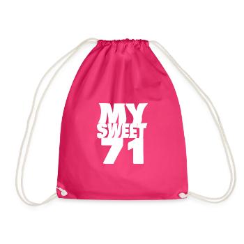 Sweet 71 - Turnbeutel - Fuchsia - Vorne