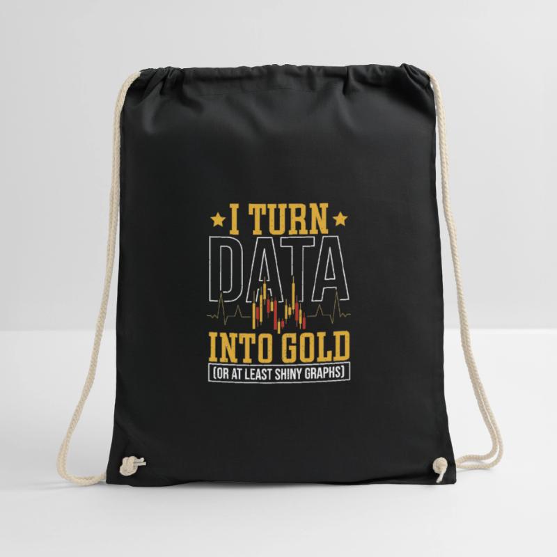 Statistics, Data Processing, Data Science Drawstring Bag