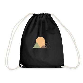 Boho Sonne - Turnbeutel - Schwarz - Vorne