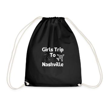 Voyage entre filles à Nashville pour enterrement de vie de jeune fille - Sac de sport léger - noir - Devant