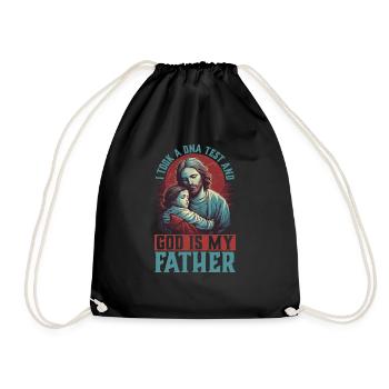 I Took A DNA Test And God Is My Father 31 - Turnbeutel - Schwarz - Vorne