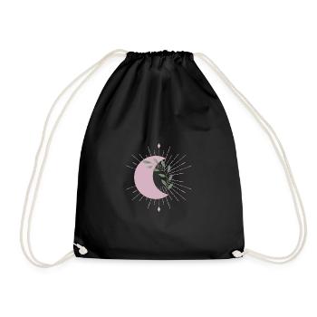 Purple Moon - Turnbeutel - Schwarz - Vorne