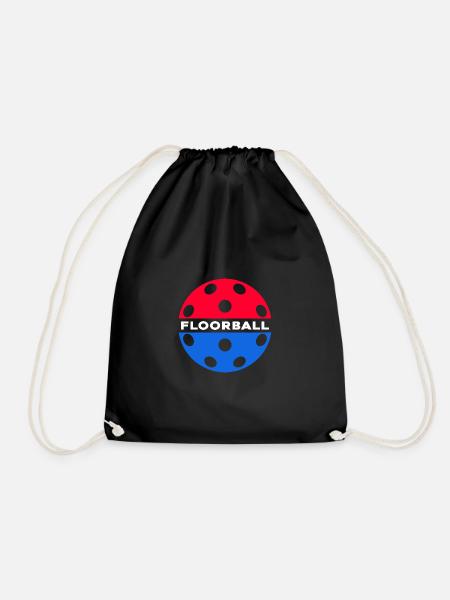 Floorball Unihockey Unihoc Bandy Floorballer - Turnbeutel - Schwarz